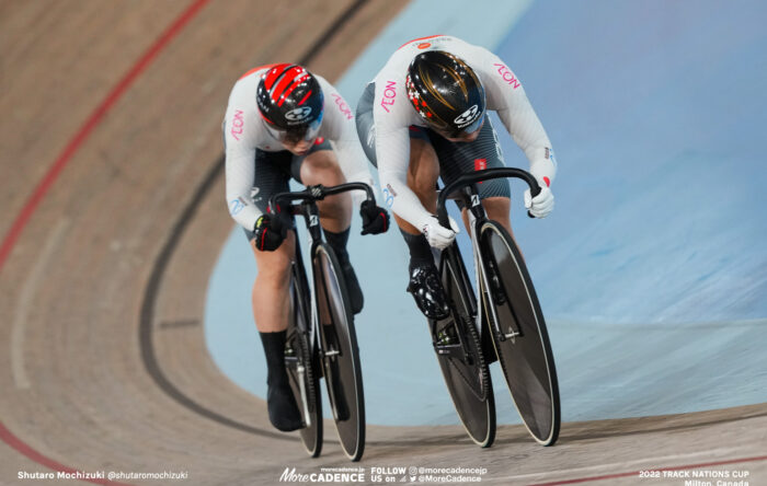〜2022年のフォト 太田りゆ OHTA Riyu, 佐藤水菜 SATO Mina, JPN - Japan, Women's Team Sprint, 2022 Track Nations Cup, Milton, Canada