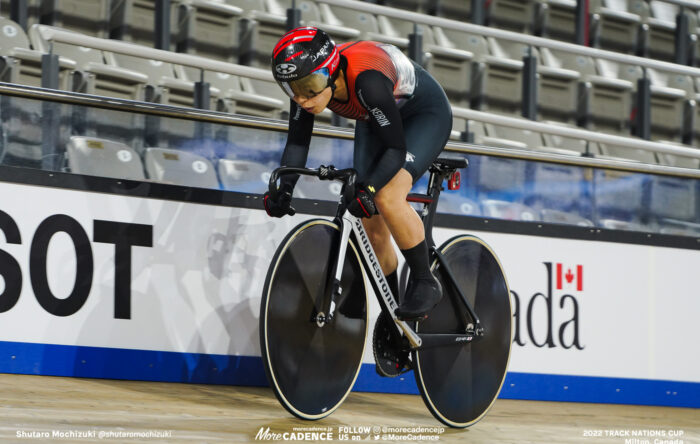 〜2022年のフォト 佐藤水菜 SATO Mina, RKD, Qualifying, Women's Sprint, 2022 Track Nations Cup, Milton, Canada