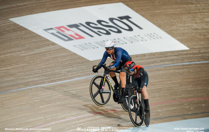 〜2022年のフォト 佐藤水菜 SATO Mina, RKD, 1/16 Finals, Women's Sprint, 2022 Track Nations Cup, Milton, Canada
