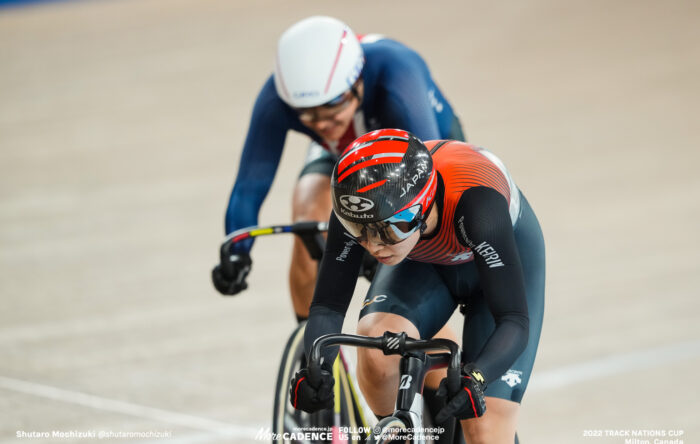〜2022年のフォト 佐藤水菜 SATO Mina, RKD, 1/16 Finals, Women's Sprint, 2022 Track Nations Cup, Milton, Canada