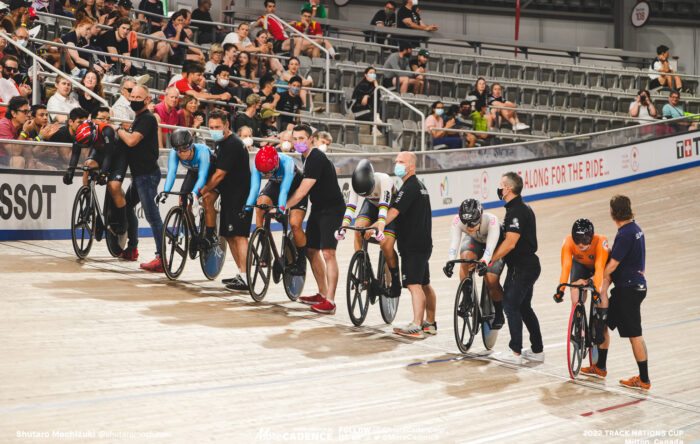 〜2022年のフォト 佐藤水菜 SATO Mina, RKD, 小林優香 KOBAYASHI Yuka, JPN, Women's Keirin, 2022 Track Nations Cup, Milton, Canada