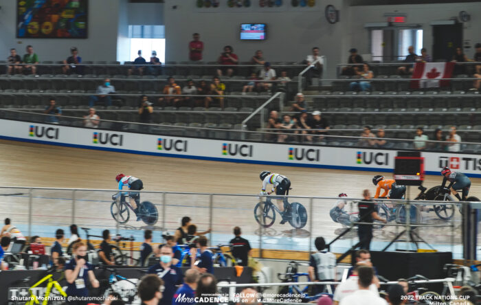 〜2022年のフォト 佐藤水菜 SATO Mina, RKD, 小林優香 KOBAYASHI Yuka, JPN, Women's Keirin, 2022 Track Nations Cup, Milton, Canada