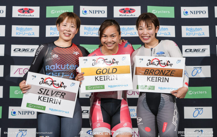 〜2022年のフォト 梅川風子, UMEKAWA Fuko, RKD佐藤水菜, SATO Mina, JPN, 女子ケイリン, ジャパントラックカップⅡ, 伊豆ベロドローム