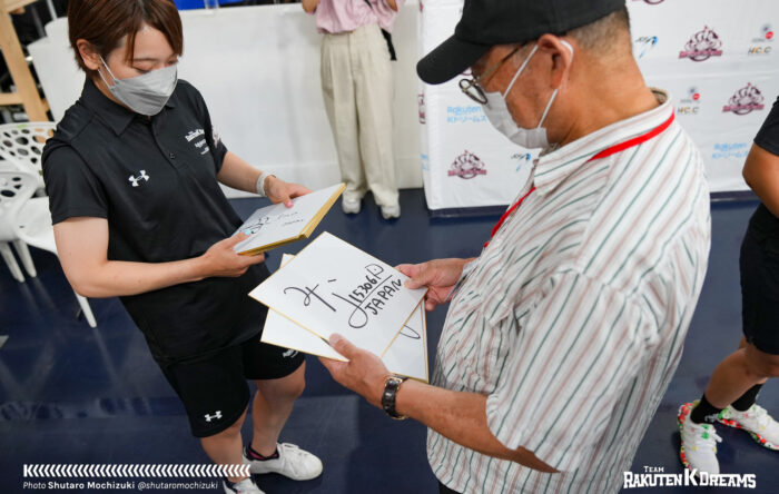 〜2022年のフォト 佐藤水菜, チーム楽天Kドリームス ファン感謝祭