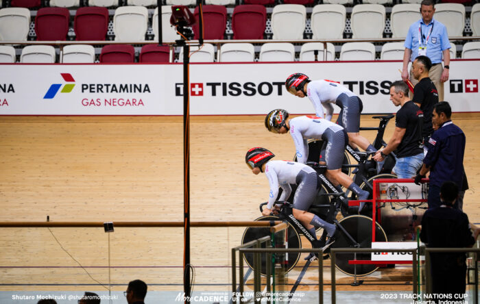 梅川風子, 太田りゆ, 佐藤水菜, 女子チームスプリント予選, WOMEN'S TEAM Sprint Qualifying 2023トラックネーションズカップ ジャカルタ, 2023 TRACK NATIONS CUP Jakarta, Indonesia