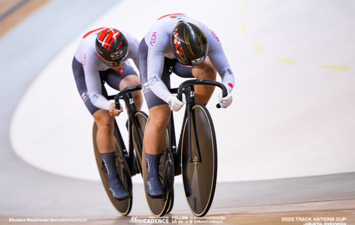 太田りゆ, 佐藤水菜, 女子チームスプリント予選, WOMEN'S TEAM Sprint Qualifying 2023トラックネーションズカップ ジャカルタ, 2023 TRACK NATIONS CUP Jakarta, Indonesia