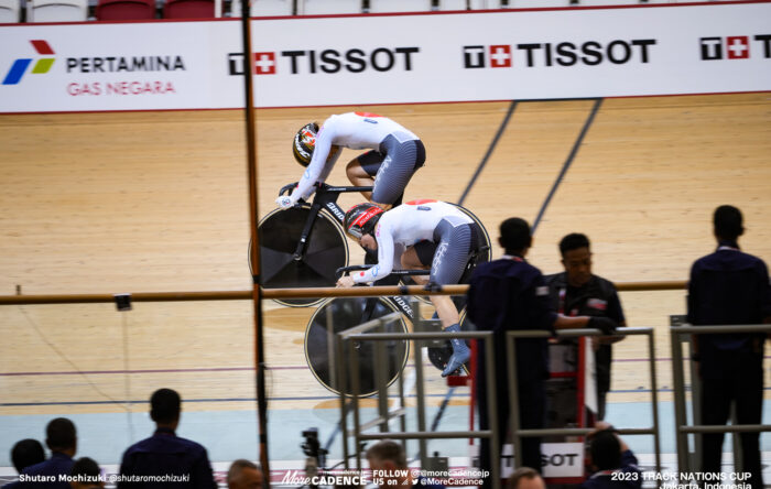 太田りゆ, 佐藤水菜, 女子チームスプリント予選, WOMEN'S TEAM Sprint Qualifying 2023トラックネーションズカップ ジャカルタ, 2023 TRACK NATIONS CUP Jakarta, Indonesia