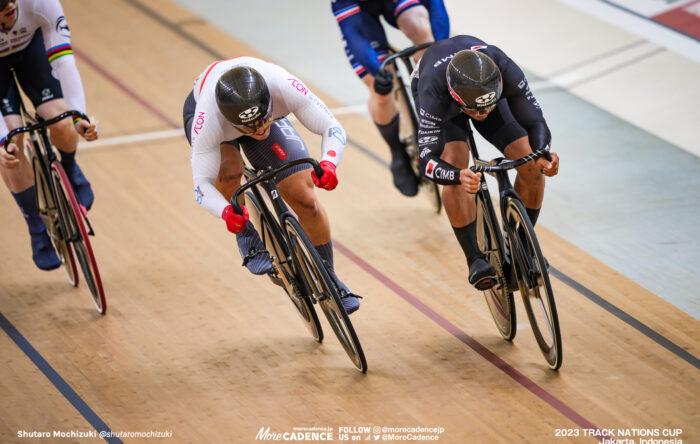 中野慎詞, 男子ケイリン1回戦, MEN'S Keirin 1st Round, 2023トラックネーションズカップ ジャカルタ, 2023 TRACK NATIONS CUP Jakarta, Indonesia