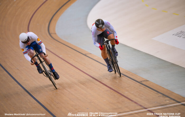 中野慎詞, ジョセフ・トルーマン, TRUMAN Joseph, GBR, 男子スプリント1回戦, MEN'S Sprint 1st Round, 2023トラックネーションズカップ ジャカルタ, 2023 TRACK NATIONS CUP Jakarta, Indonesia