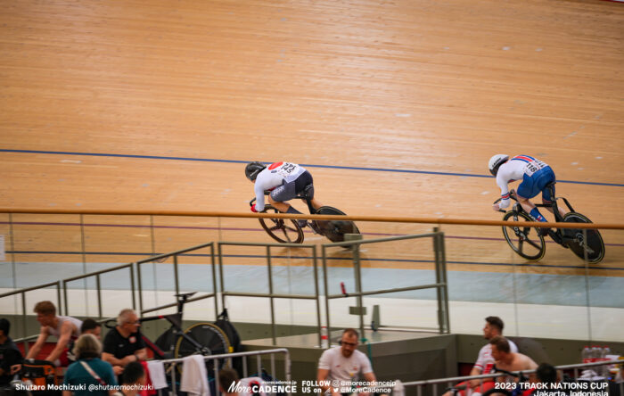 中野慎詞, ジョセフ・トルーマン, TRUMAN Joseph, GBR, 男子スプリント1回戦, MEN'S Sprint 1st Round, 2023トラックネーションズカップ ジャカルタ, 2023 TRACK NATIONS CUP Jakarta, Indonesia