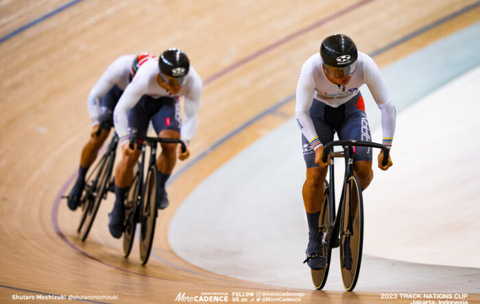 長迫吉拓, 太田海也, 小原佑太, 男子チームスプリント予選, MEN'S TEAM Sprint Qualifying 2023トラックネーションズカップ ジャカルタ, 2023 TRACK NATIONS CUP Jakarta, Indonesia