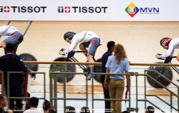 長迫吉拓, 太田海也, 小原佑太, 男子チームスプリント予選, MEN'S TEAM Sprint Qualifying 2023トラックネーションズカップ ジャカルタ, 2023 TRACK NATIONS CUP Jakarta, Indonesia