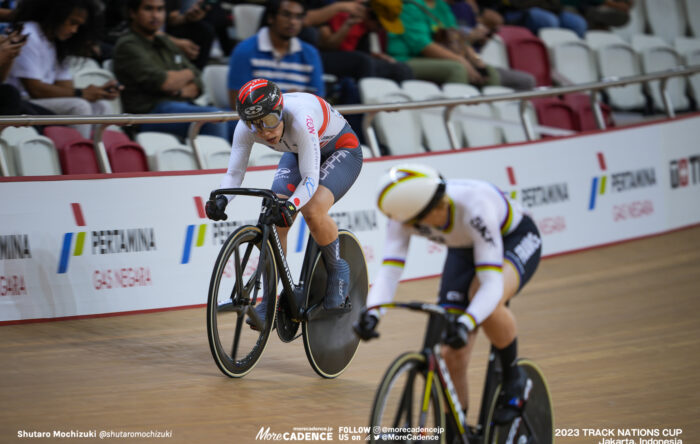 佐藤水菜, 女子スプリント準々決勝, WOMEN'S Sprint Quarter Finals,, 2023トラックネーションズカップ ジャカルタ, 2023 TRACK NATIONS CUP Jakarta, Indonesia