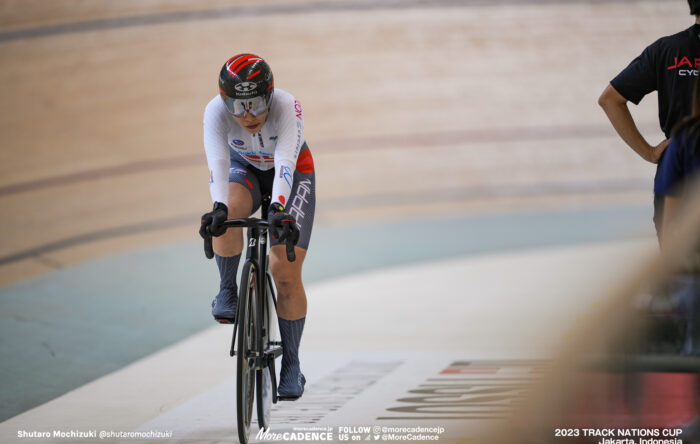 佐藤水菜, 女子スプリント準々決勝, WOMEN'S Sprint Quarter Finals,, 2023トラックネーションズカップ ジャカルタ, 2023 TRACK NATIONS CUP Jakarta, Indonesia