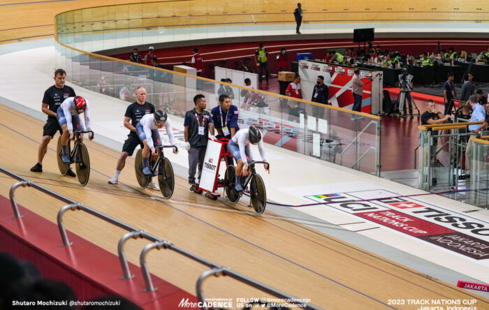 長迫吉拓, 太田海也, 小原佑太, 男子チームスプリント3位決定戦, MEN'S TEAM Sprint Final for Bronze 2023トラックネーションズカップ ジャカルタ, 2023 TRACK NATIONS CUP Jakarta, Indonesia