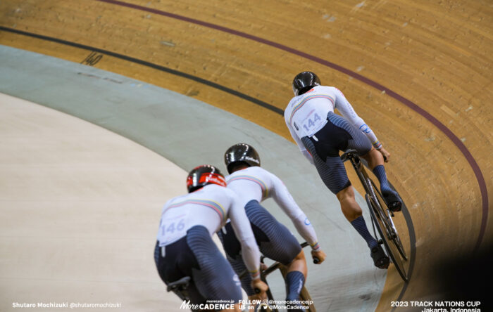 長迫吉拓, 太田海也, 小原佑太, 男子チームスプリント3位決定戦, MEN'S TEAM Sprint Final for Bronze 2023トラックネーションズカップ ジャカルタ, 2023 TRACK NATIONS CUP Jakarta, Indonesia