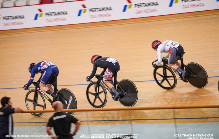 梅川風子, 佐藤水菜, 女子ケイリン準決勝, WOMEN'S Keirin Semi Finals 2023トラックネーションズカップ ジャカルタ, 2023 TRACK NATIONS CUP Jakarta, Indonesia
