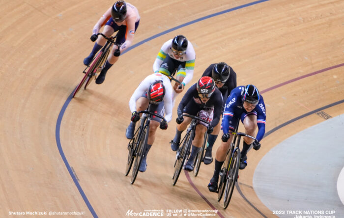 梅川風子, 佐藤水菜, 女子ケイリン決勝 1-6, WOMEN'S Keirin Final 1-6, 2023トラックネーションズカップ ジャカルタ, 2023 TRACK NATIONS CUP Jakarta, Indonesia
