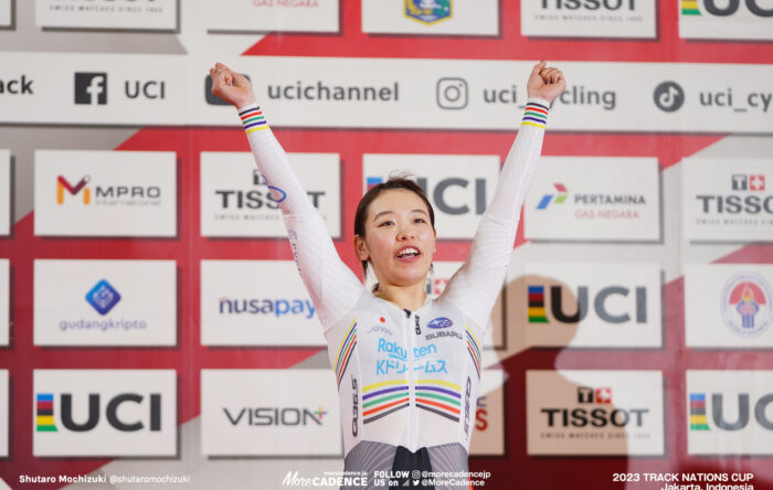 佐藤水菜, 女子ケイリン表彰台, WOMEN'S Keirin Podium, 2023トラックネーションズカップ ジャカルタ, 2023 TRACK NATIONS CUP Jakarta, Indonesia