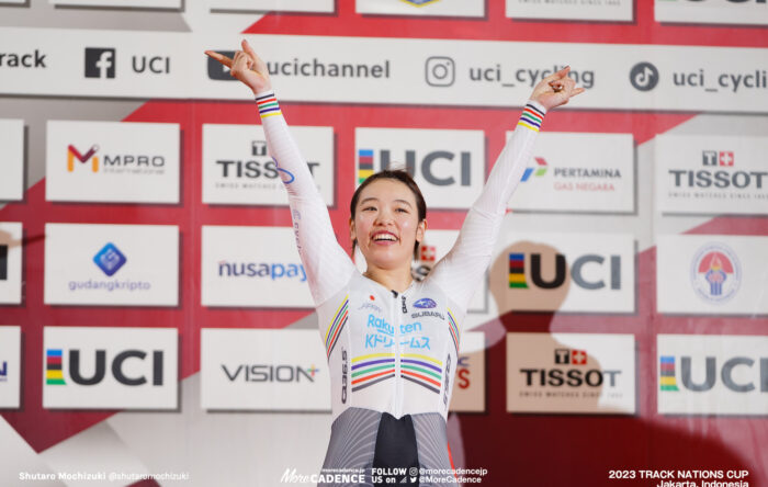 佐藤水菜, 女子ケイリン表彰台, WOMEN'S Keirin Podium, 2023トラックネーションズカップ ジャカルタ, 2023 TRACK NATIONS CUP Jakarta, Indonesia