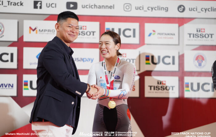 佐藤水菜, 女子ケイリン表彰台, WOMEN'S Keirin Podium, 2023トラックネーションズカップ ジャカルタ, 2023 TRACK NATIONS CUP Jakarta, Indonesia