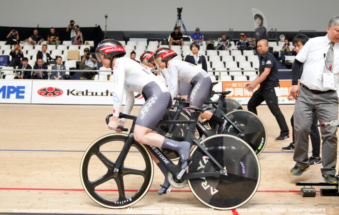 2023全日本選手権トラック チームスプリント, 梅川風子, 佐藤水菜, 酒井亜樹