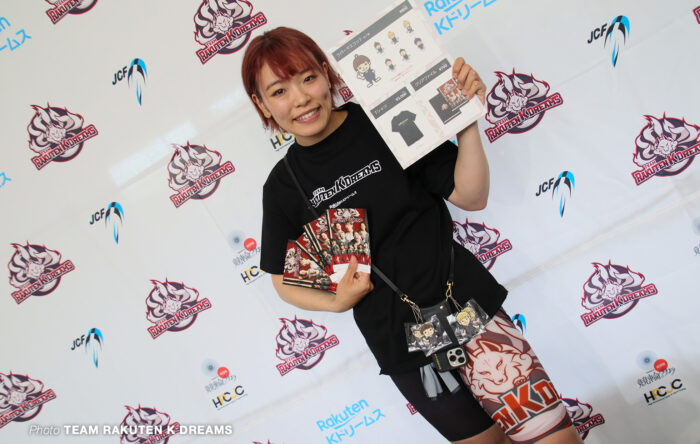 佐藤水菜『2023全日本選手権トラック』チーム楽天Kドリームス 応援バスツアー