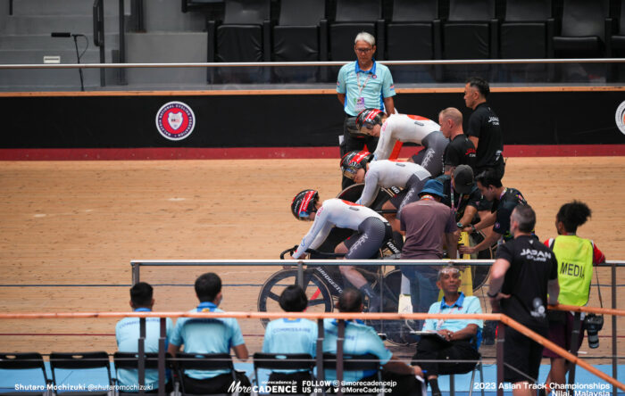 2023アジア選手権トラック 女子チームパシュート 酒井亜樹 梅川風子 佐藤水菜