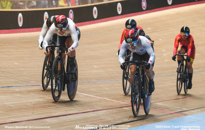 2023アジア選手権トラック 女子ケイリン 佐藤水菜 梅川風子