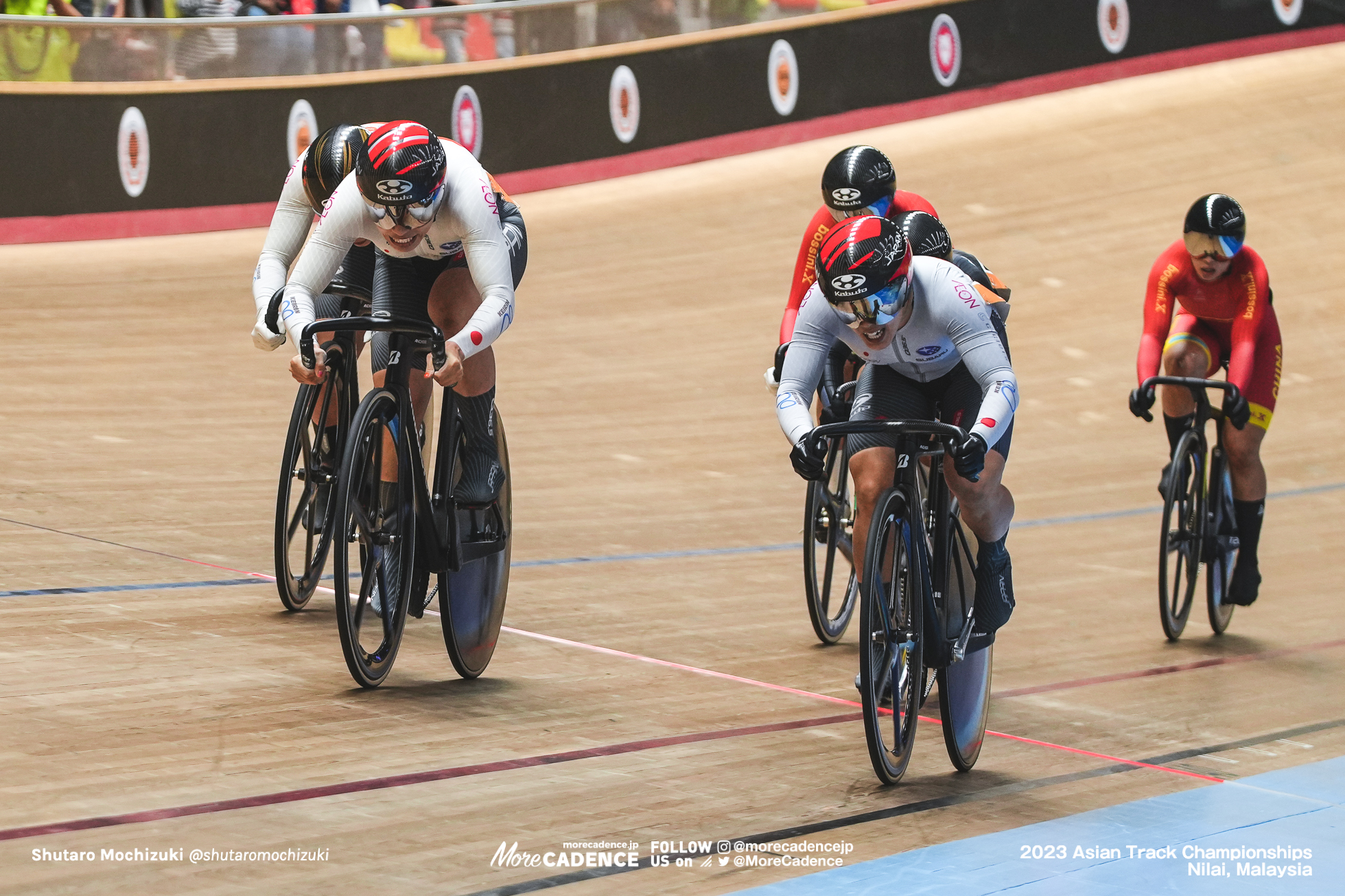 2023アジア選手権トラック 女子ケイリン 佐藤水菜 梅川風子