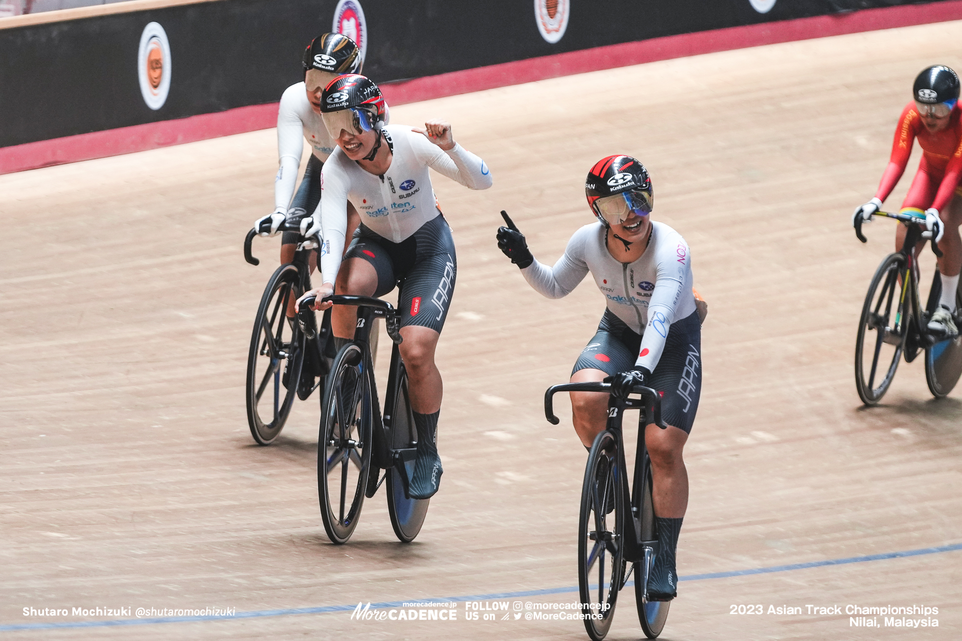 2023アジア選手権トラック 女子ケイリン 佐藤水菜 梅川風子