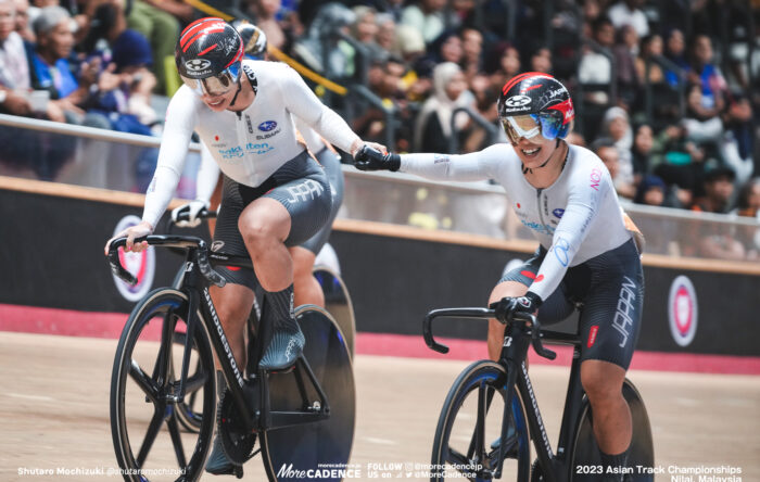 2023アジア選手権トラック 女子ケイリン 佐藤水菜 梅川風子