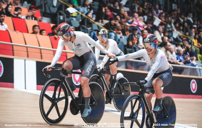 2023アジア選手権トラック 女子ケイリン 佐藤水菜 梅川風子