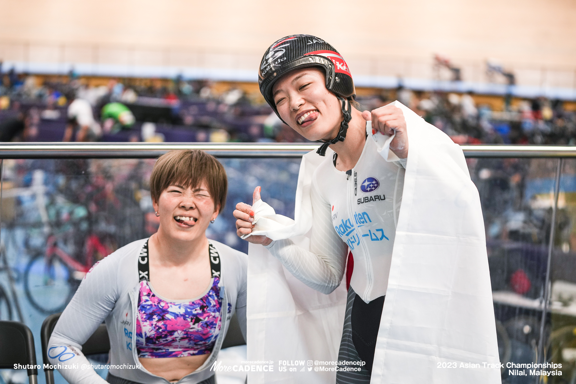 2023アジア選手権トラック 女子ケイリン 佐藤水菜 梅川風子