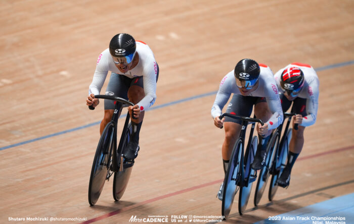 2023アジア選手権トラック 男子チームスプリント 長迫吉拓 太田海也 小原佑太