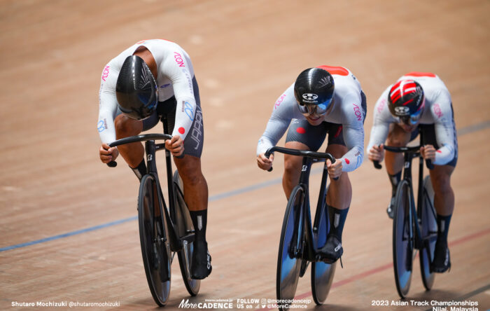 2023アジア選手権トラック 男子チームスプリント 長迫吉拓 太田海也 小原佑太