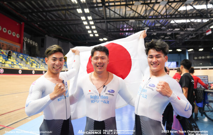 2023アジア選手権トラック 男子チームスプリント 小原佑太 長迫吉拓 太田海也