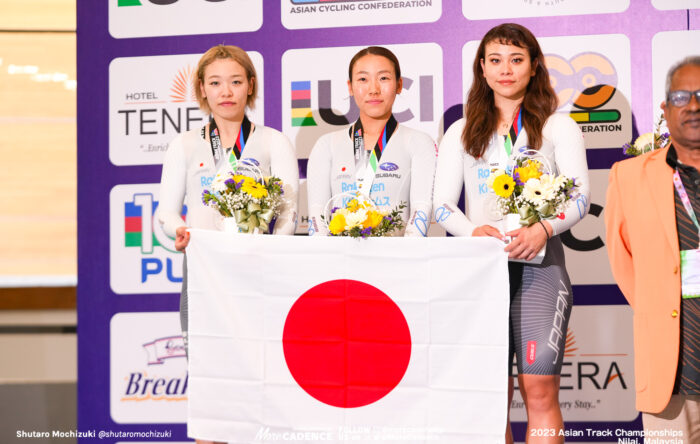 2023アジア選手権トラック 女子チームスプリント 佐藤水菜 酒井亜樹 太田りゆ