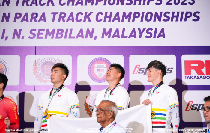 2023アジア選手権トラック 男子チームスプリント 小原佑太 長迫吉拓 太田海也