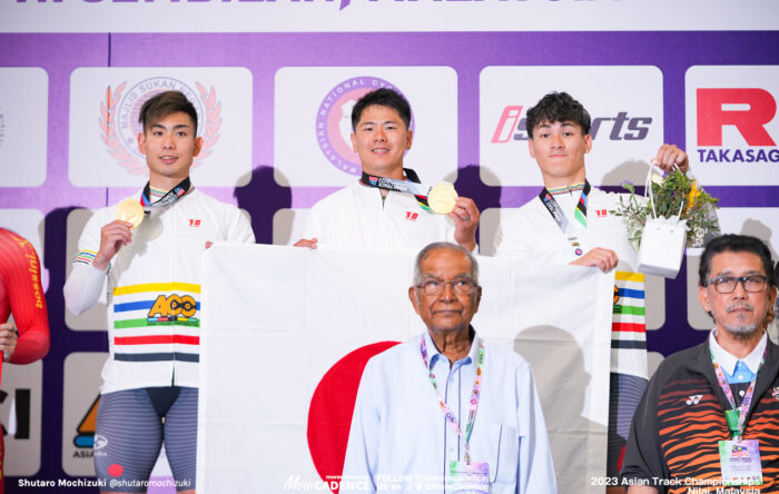 2023アジア選手権トラック 男子チームスプリント 小原佑太 長迫吉拓 太田海也
