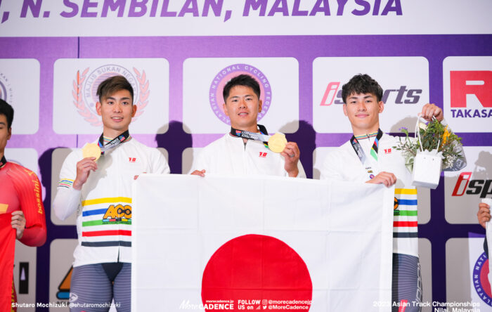 2023アジア選手権トラック 男子チームスプリント 小原佑太 長迫吉拓 太田海也