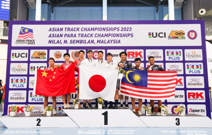 2023アジア選手権トラック 男子チームスプリント 小原佑太 長迫吉拓 太田海也