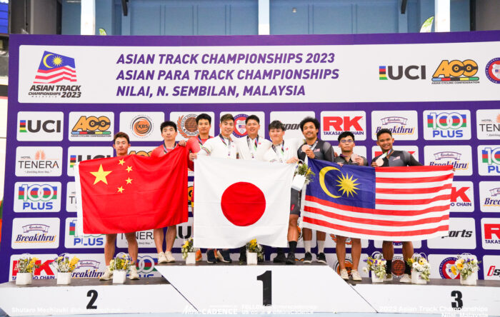 2023アジア選手権トラック 男子チームスプリント 小原佑太 長迫吉拓 太田海也