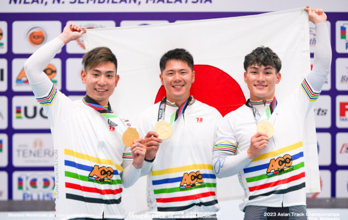 2023アジア選手権トラック 男子チームスプリント 小原佑太 長迫吉拓 太田海也