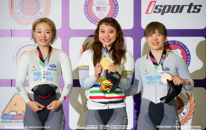 2023アジア選手権トラック 女子スプリント 太田りゆ 佐藤水菜 梅川風子