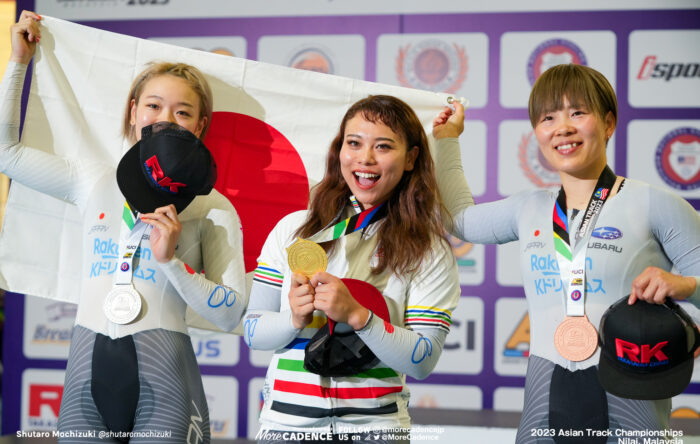 2023アジア選手権トラック 女子スプリント 太田りゆ 佐藤水菜 梅川風子