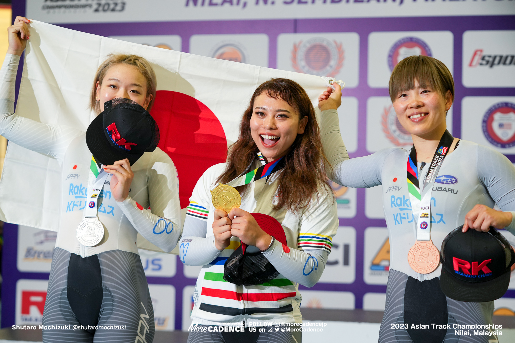 2023アジア選手権トラック 女子スプリント 太田りゆ 佐藤水菜 梅川風子