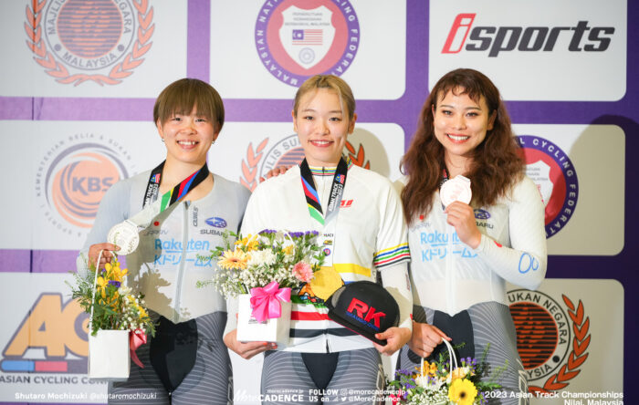 2023アジア選手権トラック 女子ケイリン 佐藤水菜 梅川風子 太田りゆ