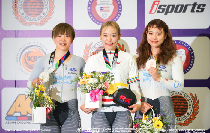 2023アジア選手権トラック 女子ケイリン 佐藤水菜 梅川風子 太田りゆ