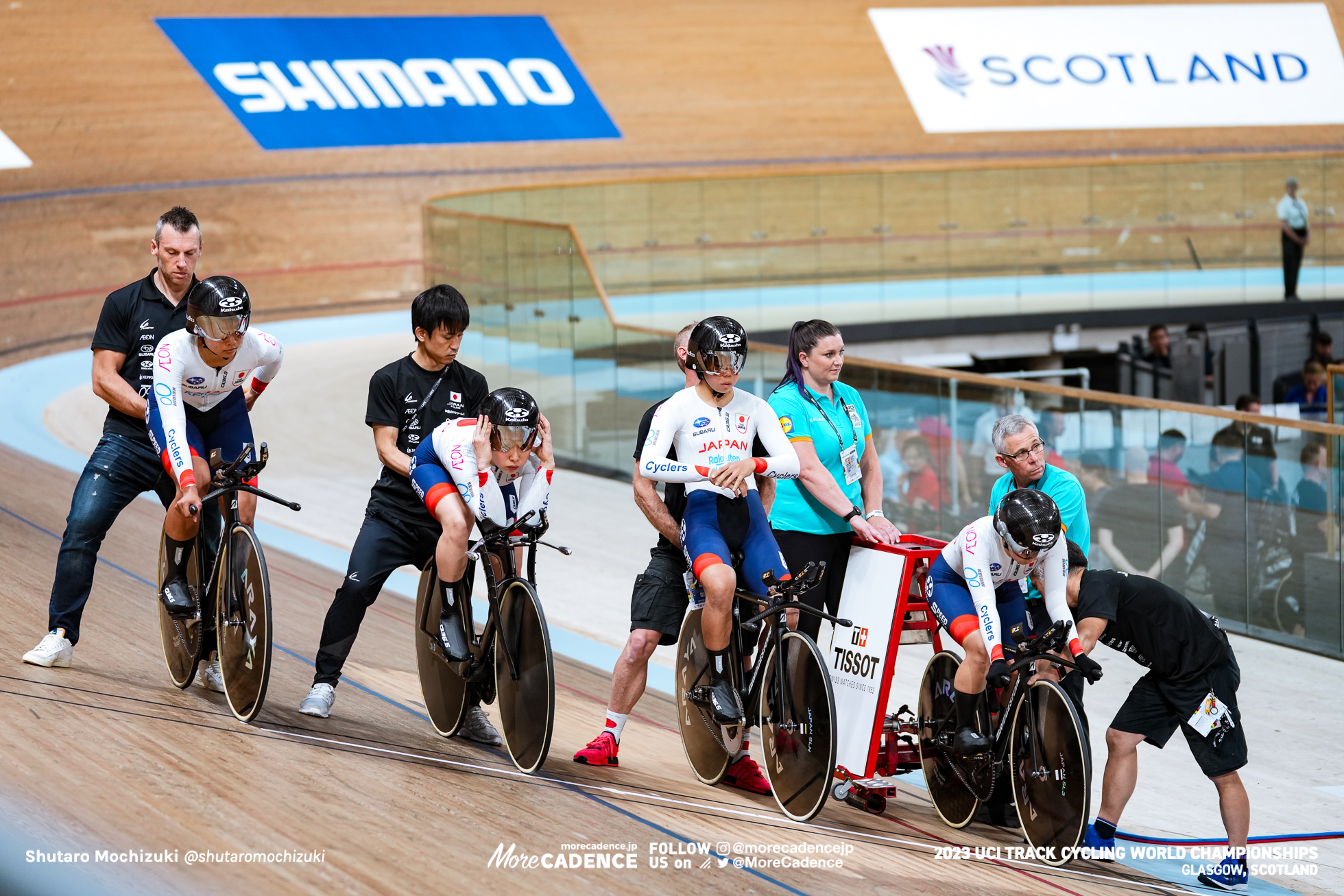 2023世界選手権トラック 女子チームパシュート 梶原悠未 垣田真穂 池田瑞紀 内野艶和
